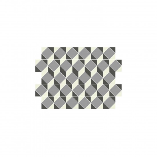 Pattern Matt Tile - 300x300mm Cubic