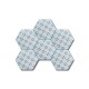 Mosaic - Hexagon Blue White EYR604