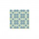 Pattern Matt Tile - 300x300mm Portree Blue