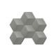 Mosaic Tile - 112x130mm 3D Roku HGT03M